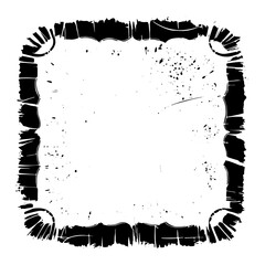 Stylized border design with a vintage look suitable for invitations or decorations