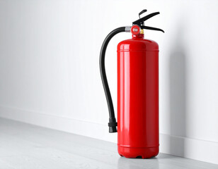 Obraz premium fire extinguisher on white background