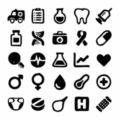 Medical Icon Set - Healthcare...