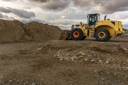 Heavy machinery for the construction