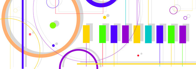 Obraz premium abstract colorful background with geometric pattern