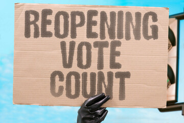 "Reopening Vote Count" Senators approve resumption bill. REOPENING. VOTE. SENATOR. APPROVE. BILL.