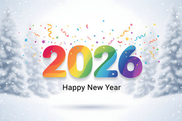 playful 2026 celebration design featuring bright educational classroom theme