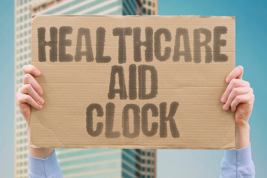 "Healthcare Aid Clock" Support programs face deadline. HEALTHCARE. AID. SUPPORT. PROGRAM. DEADLINE.