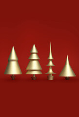 CHRISTMAS TREES BACKGROUND FOR MERRY CHRISTMAS LAYOUT
