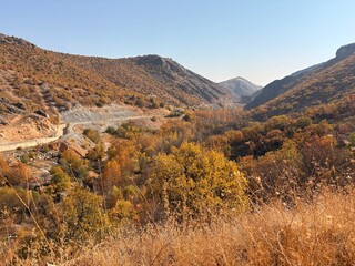 autumn in the mountains