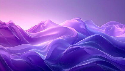 Soft, abstract waves undulate in shades of purple and pink, creating a smooth, rippling, textured surface