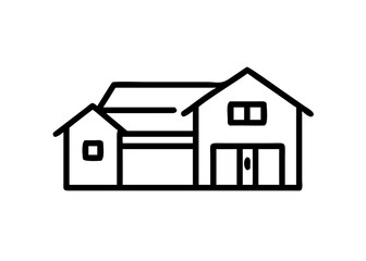 Fototapeta premium house icon vector illustration