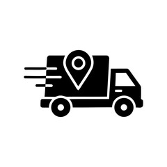 Delivery Truck Icon – Shipping and Transport Symbol