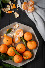 Mandarins (oranges, mandarins, clementines, citrus fruits) .