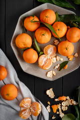Mandarins (oranges, mandarins, clementines, citrus fruits).