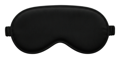 Restful sleep eye mask bedroom product isolated on transparent background