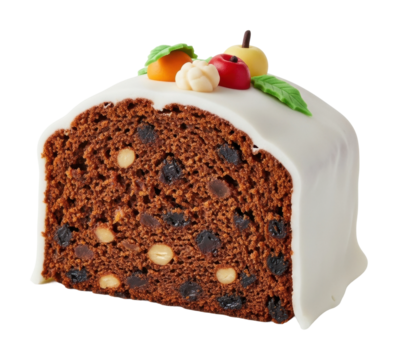 Baking fruit cake kitchen culinary home festive vibes isolated on transparent background