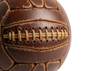 Soccer ball action sports field isolated on transparent background