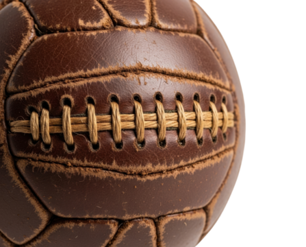 Soccer ball action sports field isolated on transparent background