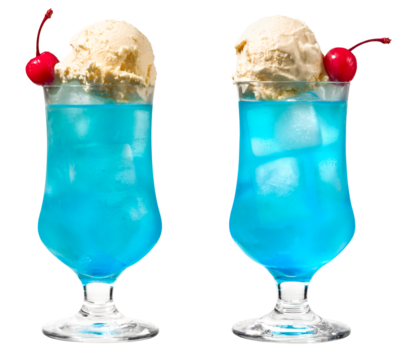 青いクリームソーダ