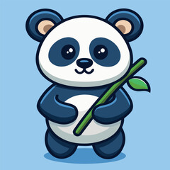 design logo vector cartoon illustration character panda