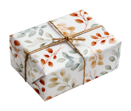 Gift wrapping ideas for special occasions home isolated on transparent background