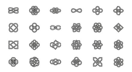 Discover intricate Celtic knot designs and endless loop symbols perfect for modern branding, spiritual projects, and timeless decorative elements.