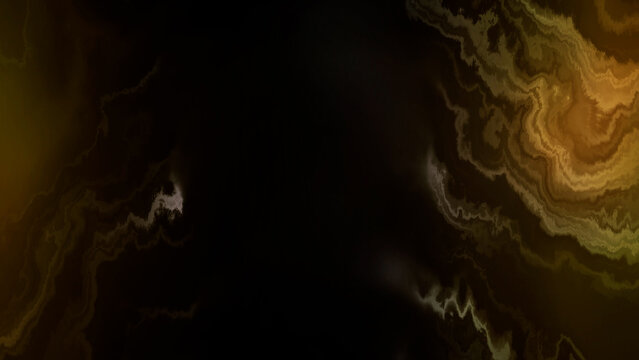 Mysterious dark abstract background with swirling golden and earthy tones, evoking depth and intrigue for creative projects.