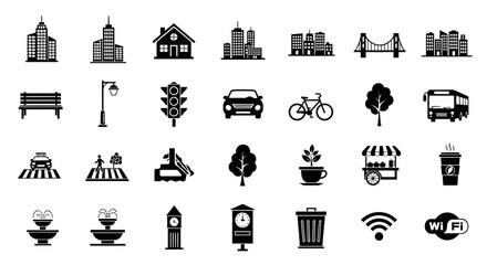 Urban and City Icons