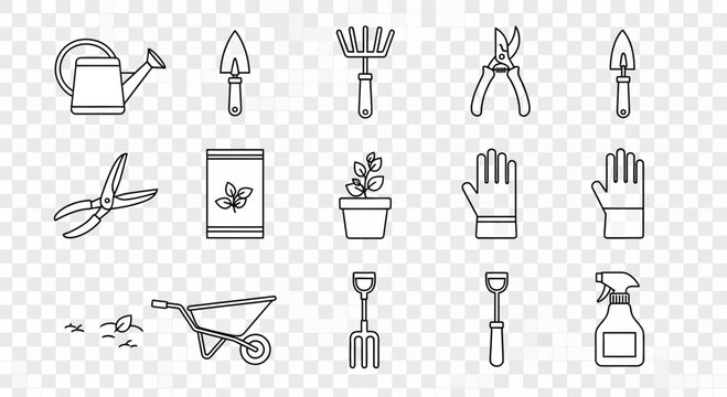 Essential gardening tools collection for planting, cultivating, and nurturing vibrant green spaces with ease and efficiency.