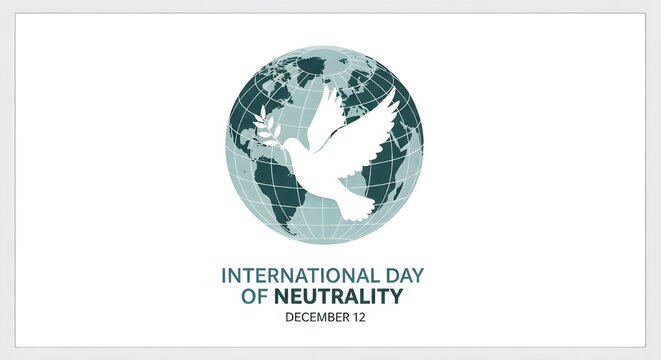 Embrace global peace and unity with this symbolic dove carrying an olive branch across a serene Earth, perfect for promoting neutrality and harmony.