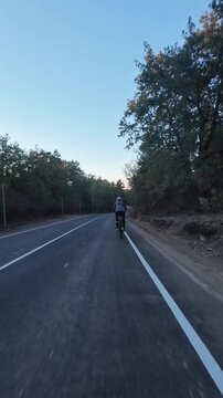 cycling in nature in wild places, bikepacking	
