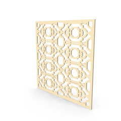 Decorative Panel isolated on transparent background, PNG