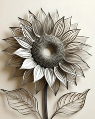 Naklejka premium Abstract flower background