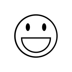 laughing line emoticon icon