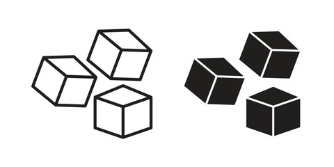 Modules icon for web design, mobile apps