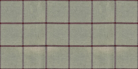 Fototapeta premium Detailed Close Up Fabric Checkered Plaid Material Texture Seamless Pattern