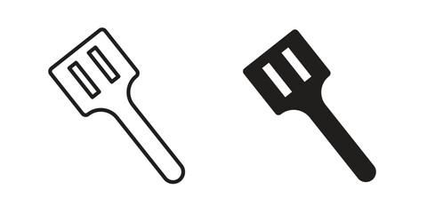 Spatula icon for web design, mobile apps