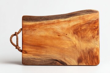 Rustic Cutting Board Wood Grain Texture Surface Acacia Kitchenware Cooking on transparent background