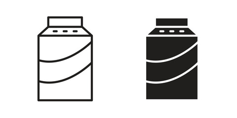 Top load washer icon for web design, mobile apps