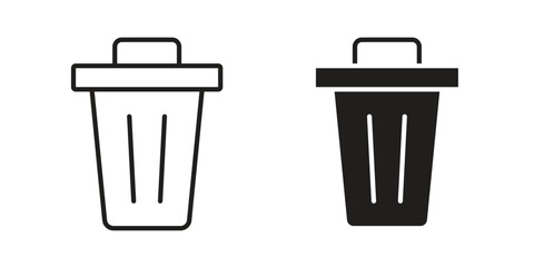 Uninstall icon for web design, mobile apps