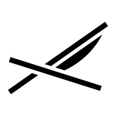 folding beach chair icon