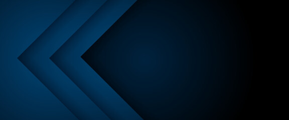 abstract blue background design. Blue triangle vector background with overlap paper layer gradient color with space for text and message artwork design
