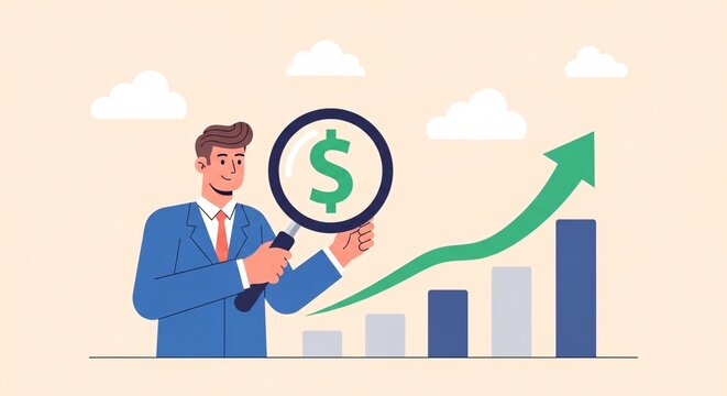 Investment Analysis Wealth Building Strategy Growth Vision Success Oriented Approach Economic Growth Financial Success Strategic Planning Economic Forecast Business Development Concept