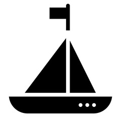 Fototapeta premium ship and boat icon water transport symbol. vessels for travel and transportation. isolated vector image