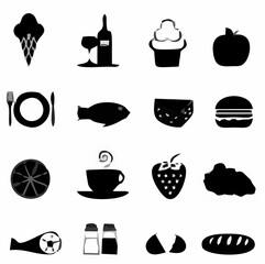 Food Icon Set Vector.eps
