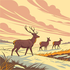 deer in the forest
