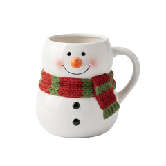 
ceramic cup in the shape of a snowman