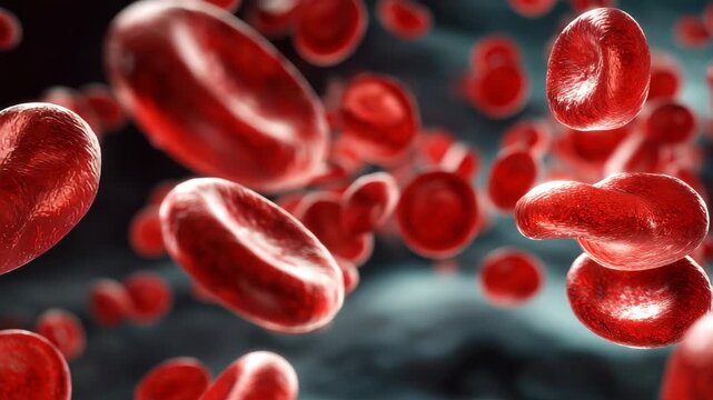 Exploring the movement and structure of red blood cells in the human body during the circulation process