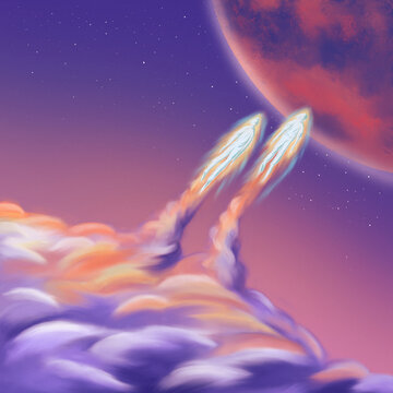 earth in space