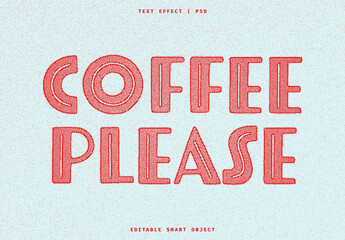 Vintage Halftone Print Text Effect