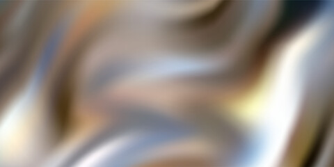 Abstract metallic swirl background with gold and silver gradient texture. Suit for banner, web, poster, pamflet, brochure and presentation