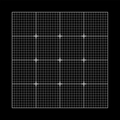 Line Grid Blueprint Background Black Square Paper. Technical Dot Graph Texture Graph Pattern