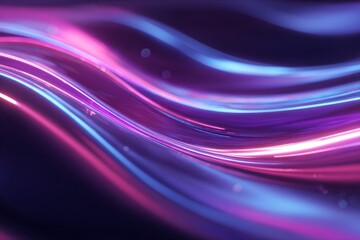 Realistic 3D holographic fluid surface inspired by digital motion design.